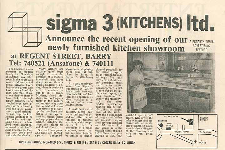 About Sigma 3 Kitchens - 1976