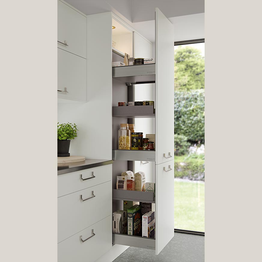 Pull out larder storage