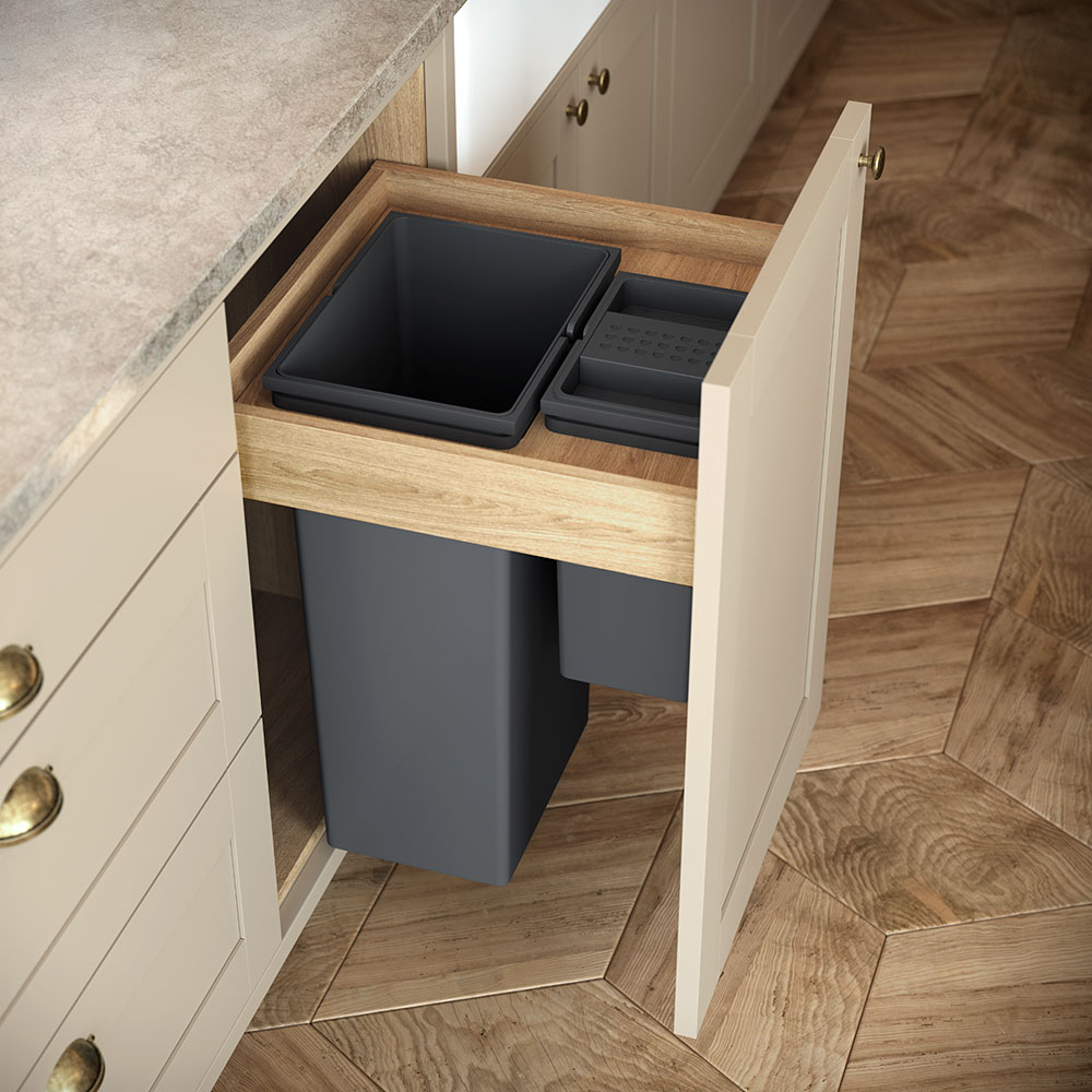 Integrated Kitchen Bin | Velabin by Sigma 3 Kitchens