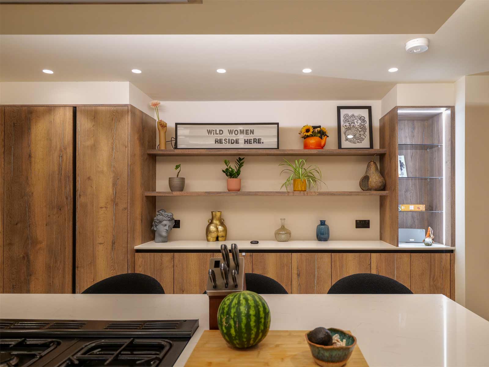 A kitchen optimised for a colour analysis winter result