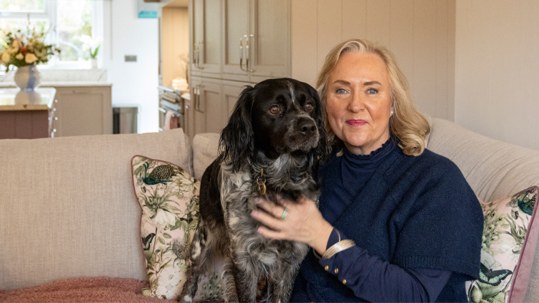 Adele and her dog Sidney