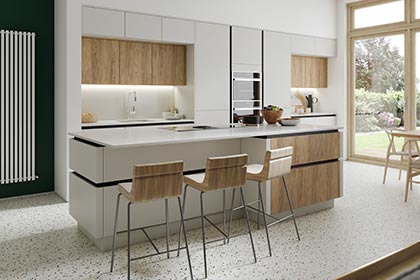 Scandi Handleless Kitchen