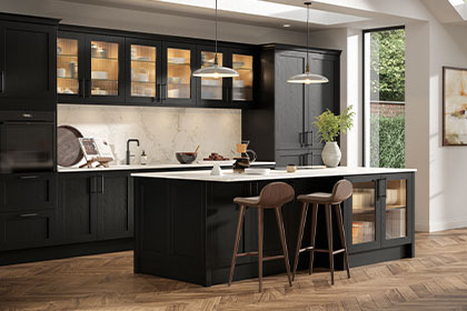 Black Shaker Kitchen